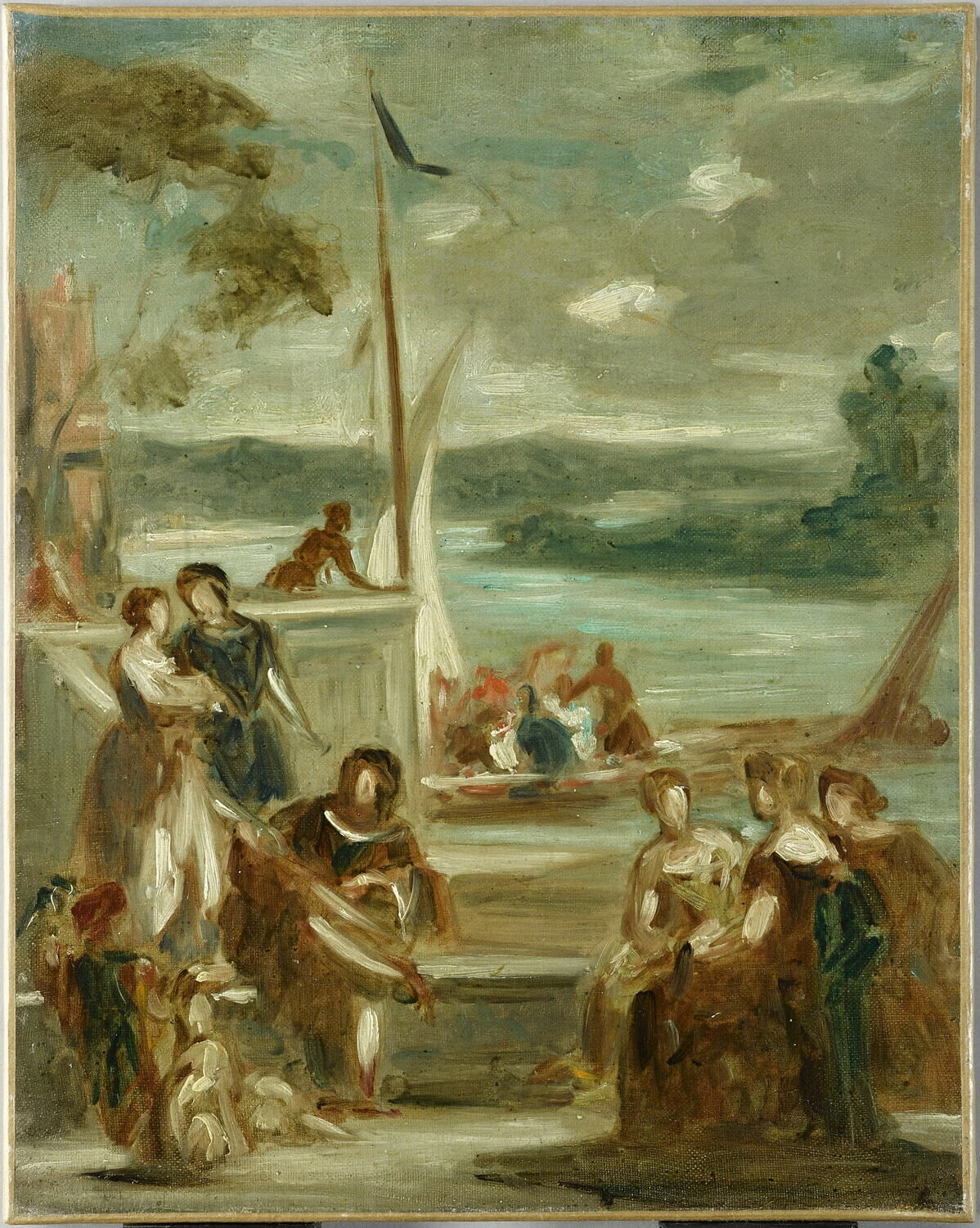 Festa galante (da Walter Scott), noto anche come Scene da Walter Scott - Museo del Louvre, Parigi